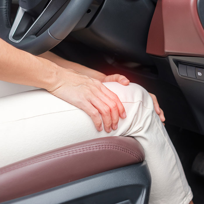 auto accident injury treatment in Monroeville for knee pain